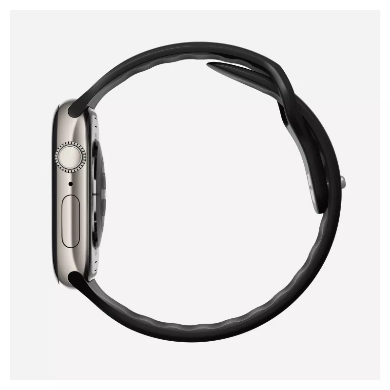 Nomad Tempo Band Black Rubber 20 mm – laikrodžio dirželis juodas