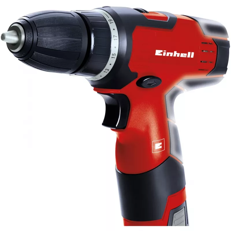 Belaidis gręžtuvas-suktuvas Einhell TH-CD 12-2 Li Keyless 1 kg juodas, raudonas