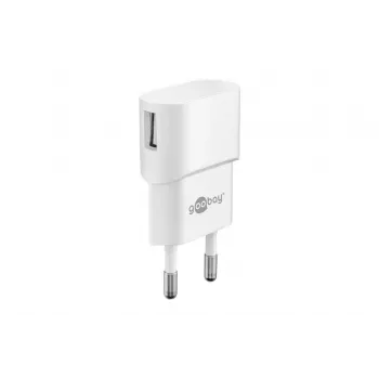 Goobay 44948 USB sieninis įkroviklis su vienu USB 2.0 A tipo lizdu