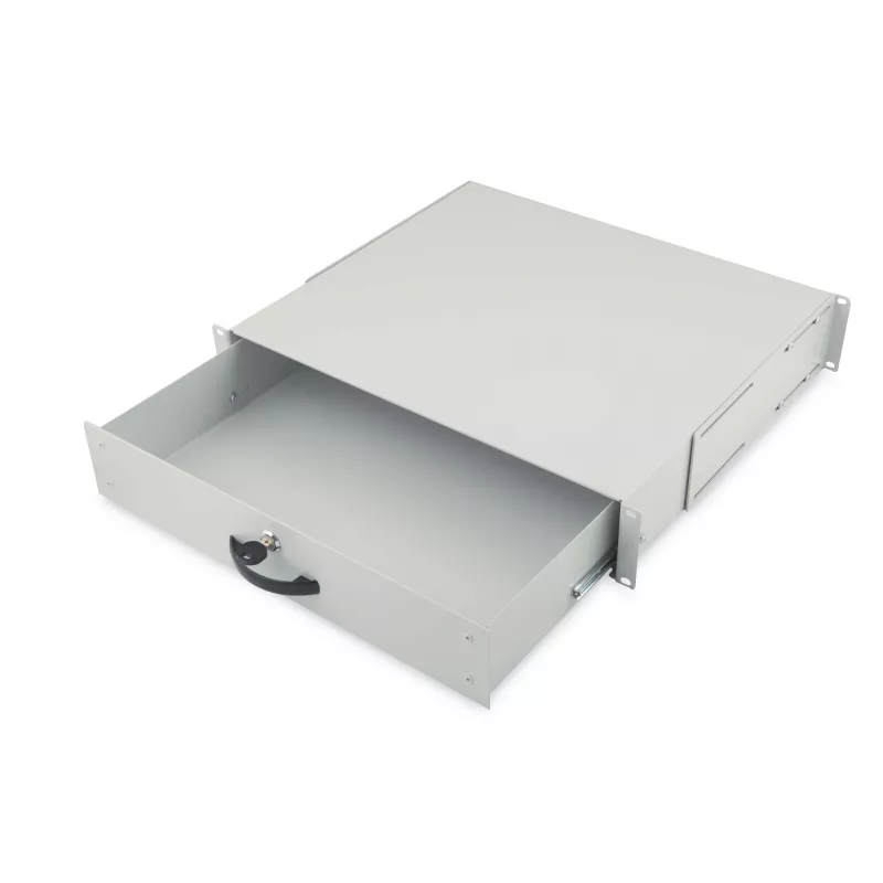 Ištraukiamas klaviatūros stalčius su dokumentų skyriumi Digitus DN-19 KEY-2U