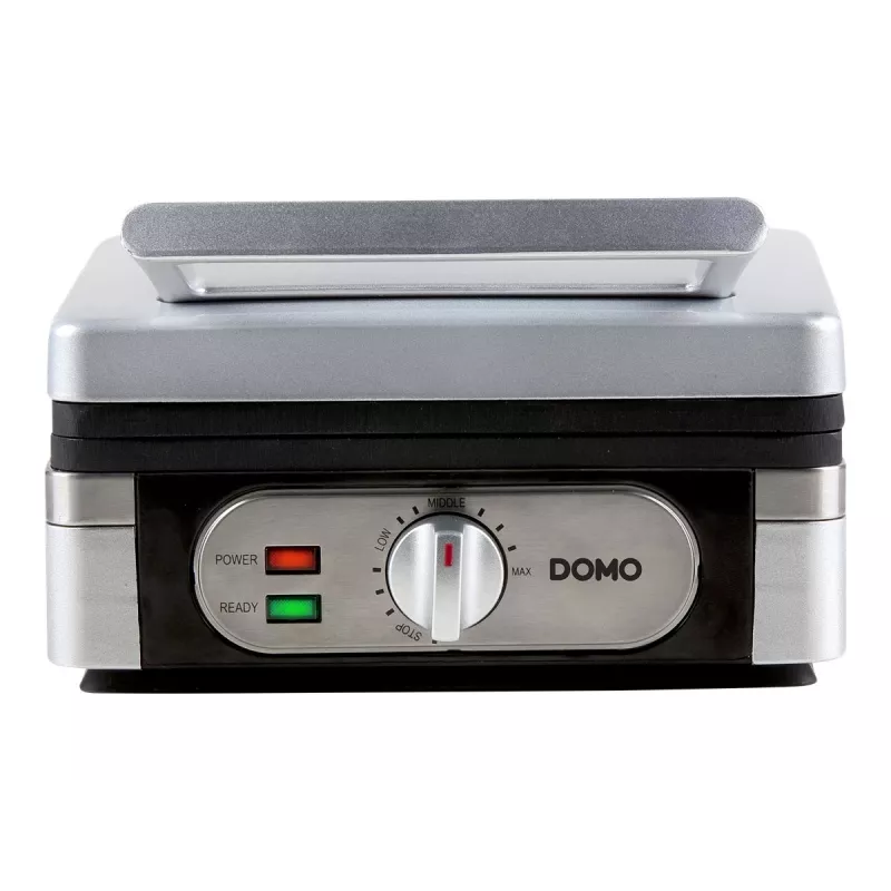 Vafelinė Domo DO 9047 W 2 vafeliai 1400 W Sidabrinė