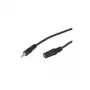Wentronic Goobay 3,5 mm garso ilginimo kabelis, juodas, 10 m – kištukas (3 kontaktai, stereo) > lizdas (3 kontaktai, stereo) (50935)