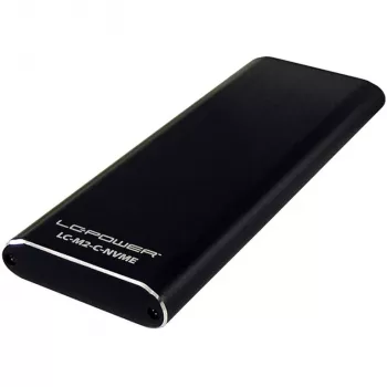 LC-Power LC-M2-C-NVME juodas M.2 SSD korpusas