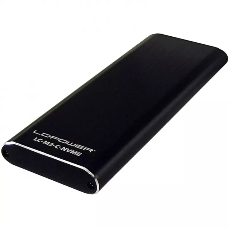 LC-Power LC-M2-C-NVME juodas M.2 SSD korpusas