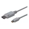 Mini DisplayPort – DisplayPort kabelis Digitus AK-340102-010-W (1 m, baltas)