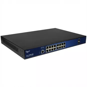 Ethernet jungiklis ALLNET ALL-SG8618M – 16 x 10/100 Mbps + 2 uplink prievadai