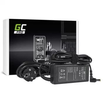Maitinimo adapteris Green Cell AD01P — 60 W, 19 V 3,42 A, nešiojamojo kompiuterio maitinimo šaltinis, juodas