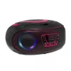 Nešiojamas CD grotuvas Denver TCL-212BT PINK juodas, rožinis