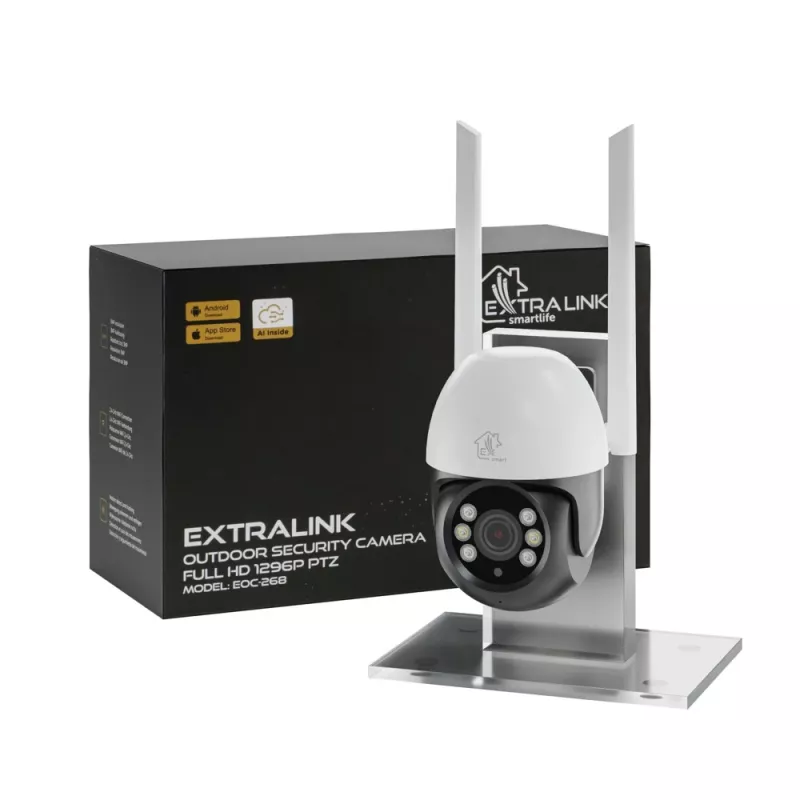 Extralink Perun EOC-268 lauko IP kamera | 1296p, PTZ