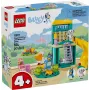 LEGO kaladėlių rinkinys 11201 Žaidimų aikštelės pramogos su Blue ir Chloe – minifigūrėlės, žaidimo scena