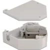 Delock modulinis adapteris – tvirtinimui ant DIN bėgio – CAT 6a – STP – pilkas – 1 jungtis (86014)