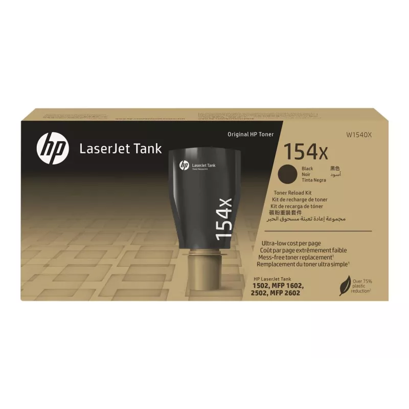 HP 154X didelės talpos juodas originalus LaserJet Tank tonero papildymo rinkinys