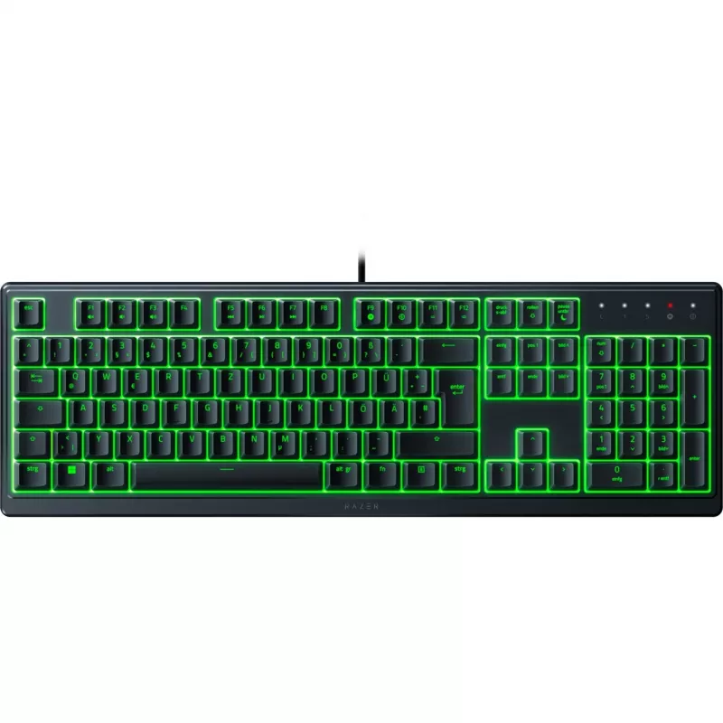 Razer Ornata V3 X Klaviatūra Žaidimams USB QWERTZ Vokiška Juoda RGB LED