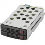Laikiklio plokštė Supermicro MCP-220-82616-0N 2x 5,25 colio diskų lizdų skydelis juoda metaline apdaila