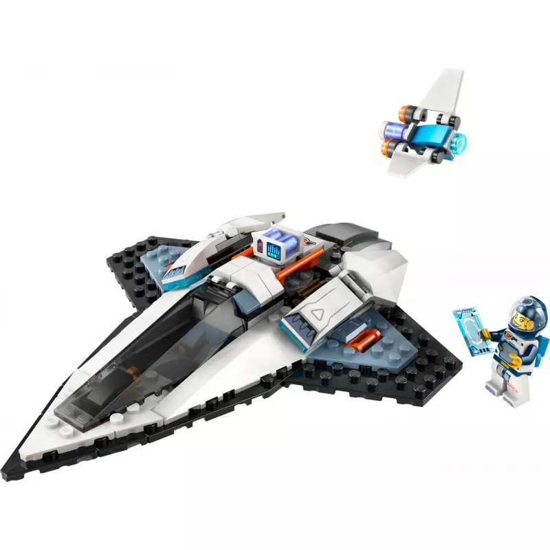 LEGO City statybinis žaislas Kosminis laivas 60430 – 240 dalių, 1 minifigūrėlė, nuo 6 metų, 170×220×40 mm