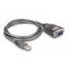 DeLOCK 61400 lyties keitiklis USB A – RS-232 juodas
