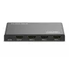 Digitus 4K HDMI jungiklis 3x1 juodas metalinis 18 Gbit/s