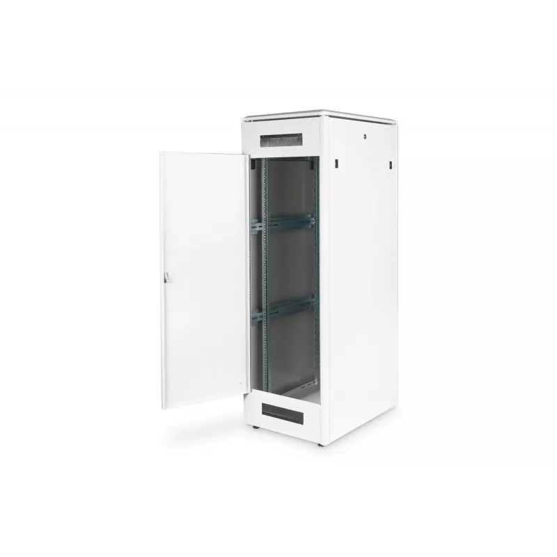DIGITUS 36HE Unique tinklo spintelė 600x800mm stiklo durys pilka