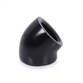 Alphacool 17592 žalvarinė jungtis 45° juoda 21mm