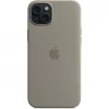 Silicone Dėklas Apple iPhone 15 Plus MagSafe Clay