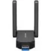 Wi‑Fi USB adapteris MERCUSYS MA72XH AX1800 su aukšto stiprinimo antenomis, USB-A plug-and-play