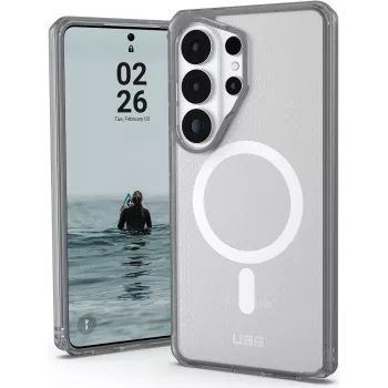 UAG Urban Armor Gear Dėklas su Magnetiniu Moduliu | Samsung Galaxy S26 Ultra | tikras ledas (permatomas)/pelenai (pilka) | 214547114331