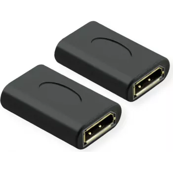 Value 12.99.3165 Adapter (1x DisplayPort lizdas - 1x DisplayPort lizdas) Juoda