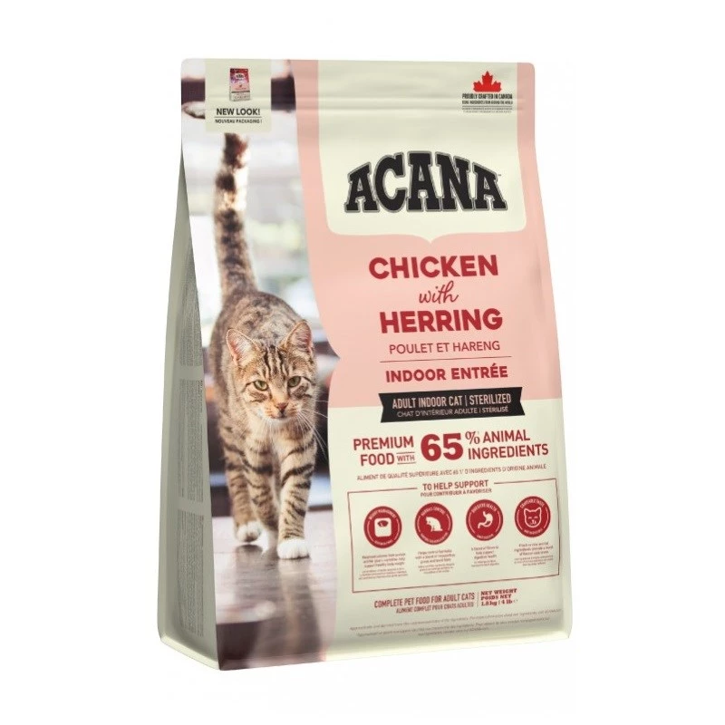 ACANA Indoor Entrée - sausas kačių ėdalas - 1,8 kg