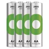 Baterijos R6/AA NI-MH 2600 mAh lizdinėje pakuotėje 4 vnt.