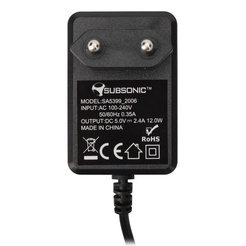 Sieninis įkroviklis SUBSONIC SA5399 15W kompaktiškas, skirtas Switch įrenginiams