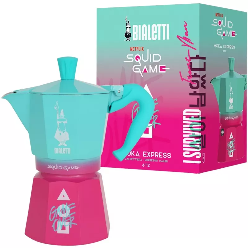 Kavos virimo puodas Bialetti 0005393 Aliumininis Mėlynai Rožinis