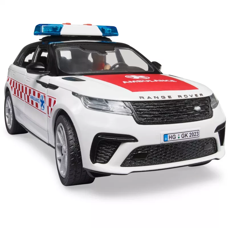 Automobilis Range Rover Velar Fire Engine su figūrėle