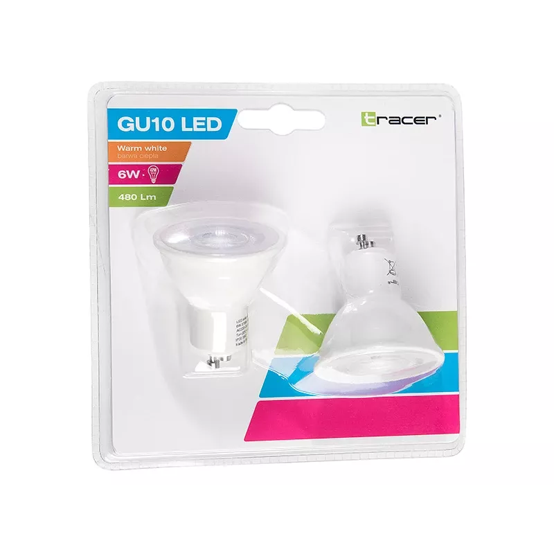 LED lemputė Tracer TRAZAR46501, 9W, E27, 806 lm, šilta balta 3000K