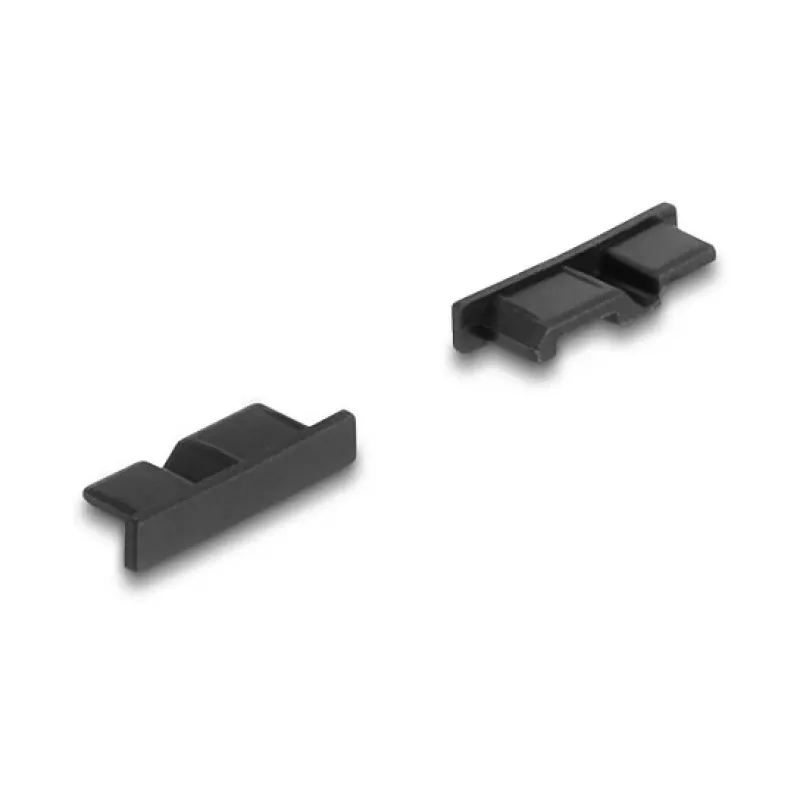 DeLOCK 64243 apsauginis USB Micro-B lizdo dangtelis juodas 10 vnt.