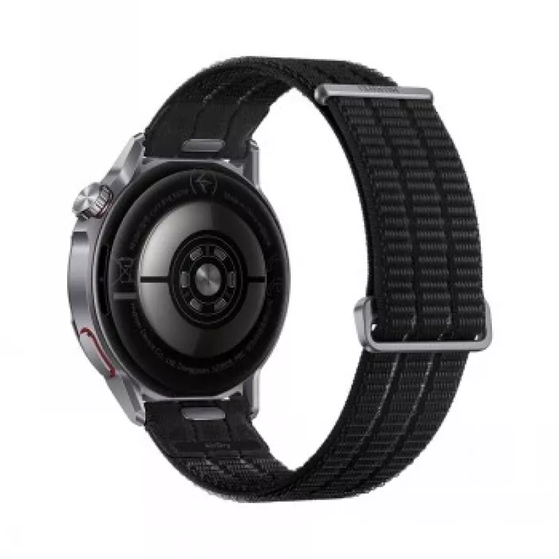 Išmanusis laikrodis HUAWEI GT Runner 2 — 1,32 colio (3,35 cm) AMOLED 466×466, titano korpusas, GPS, juodas fluoroelastomerinis dirželis
