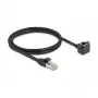 DeLOCK 81097 RJ-45 Cat6 tinklo kabelis 1 m juodas