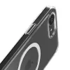 Skaidrus Crong MagSafe dėklas iPhone 16e — permatomas apsauginis apvalkalas, suderinamas su MagSafe