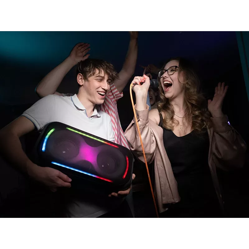 TRACER Speaker Poweraudio King 2 BT TWS – belaidis garsiakalbis su karaoke funkcija