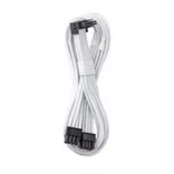 CableMod C-Series Pro jungiamasis kabelis - Variantas A, 90°, 16 kontaktų į 2x8 kontaktų PCIe, baltas