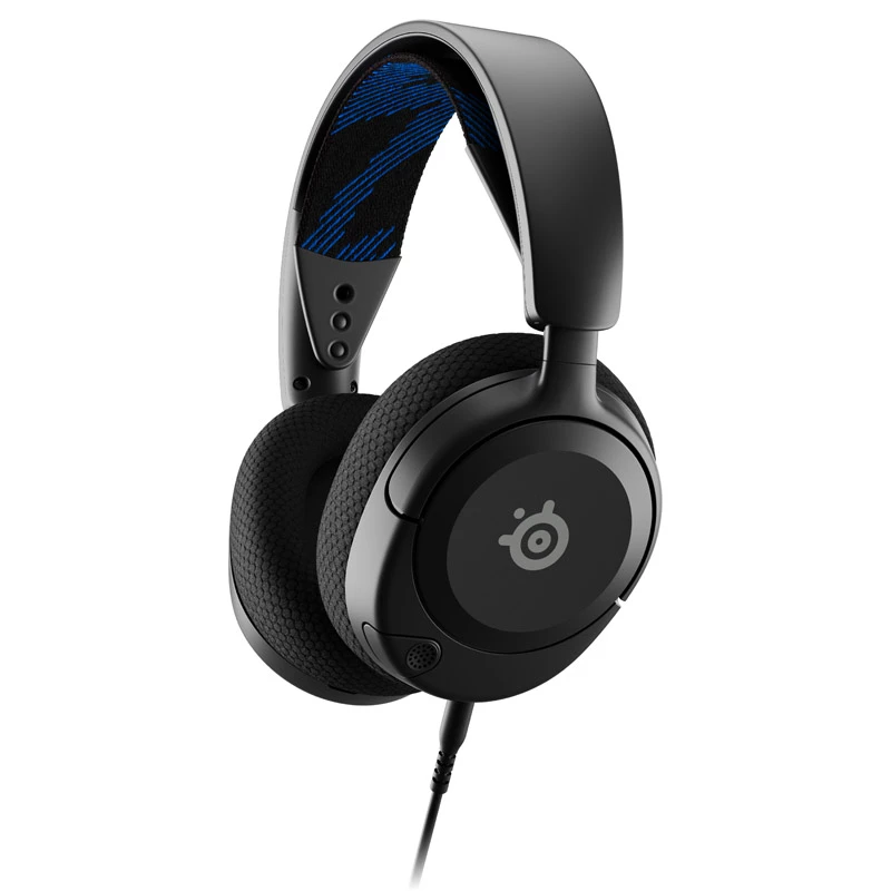 SteelSeries Arctis Nova 1P ausinės – laidinės žaidimų ausinės su mikrofonu, juodos