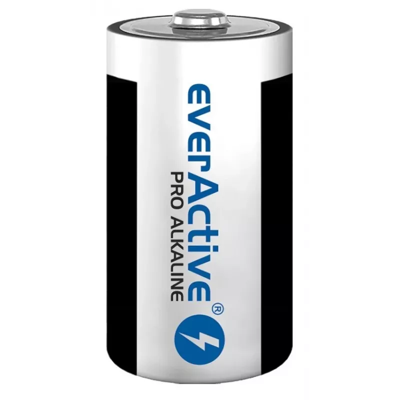 Šarminės baterijos everActive Pro LR20 D - lizdinė pakuotė 2 vnt