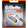 Gillette ContourPlus atsarginiai skustuvų peiliukai, 10 vnt.