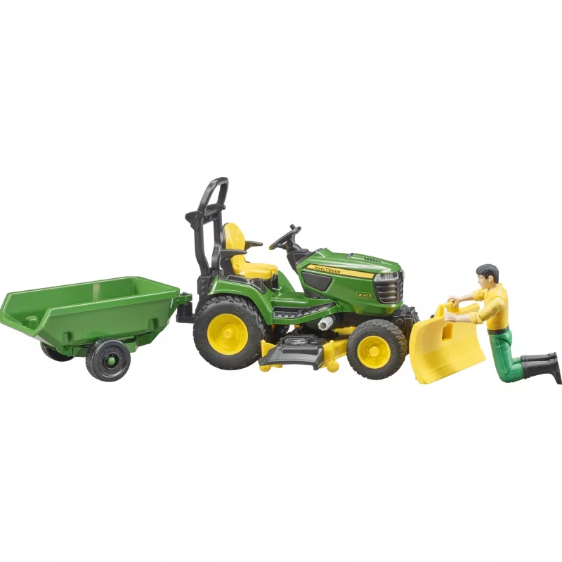 Bruder bworld John Deere sėdima vejapjovė, žaislinis modelis