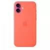 Apple Silikoninis dėklas iPhone 16 Plus su MagSafe - Tangerine