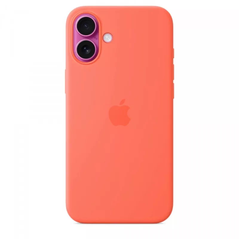 Apple Silikoninis dėklas iPhone 16 Plus su MagSafe - Tangerine