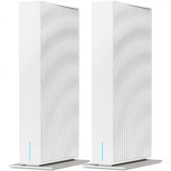 Acer Wave 7, Wi-Fi 7 tinklo maršrutizatorius, komplektas 2 vnt., EU kištukas, dviejų juostų (2.4 GHz + 5 GHz arba 2.4 GHz + 6 GHz)