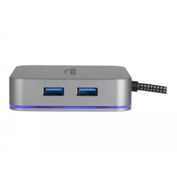 Dėstymo stotelė DeLOCK 87742, USB-C, HDMI, 3x USB-A, Gigabit Ethernet, 87 W