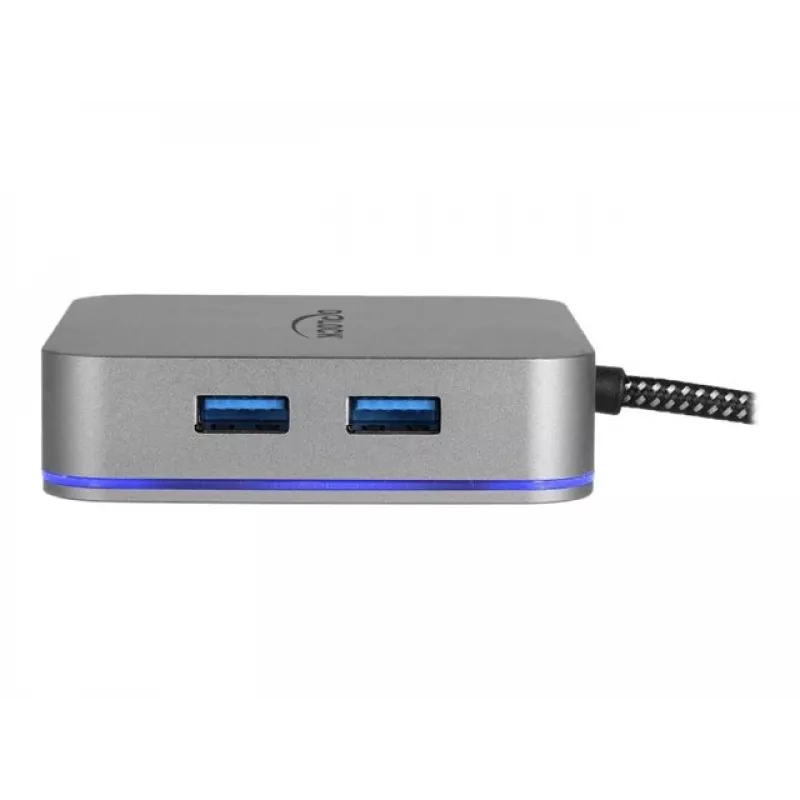Dėstymo stotelė DeLOCK 87742, USB-C, HDMI, 3x USB-A, Gigabit Ethernet, 87 W