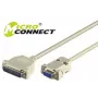 Microconnect IBM029 nuoseklusis kabelis pilkas 3 m DB-9 DB-25