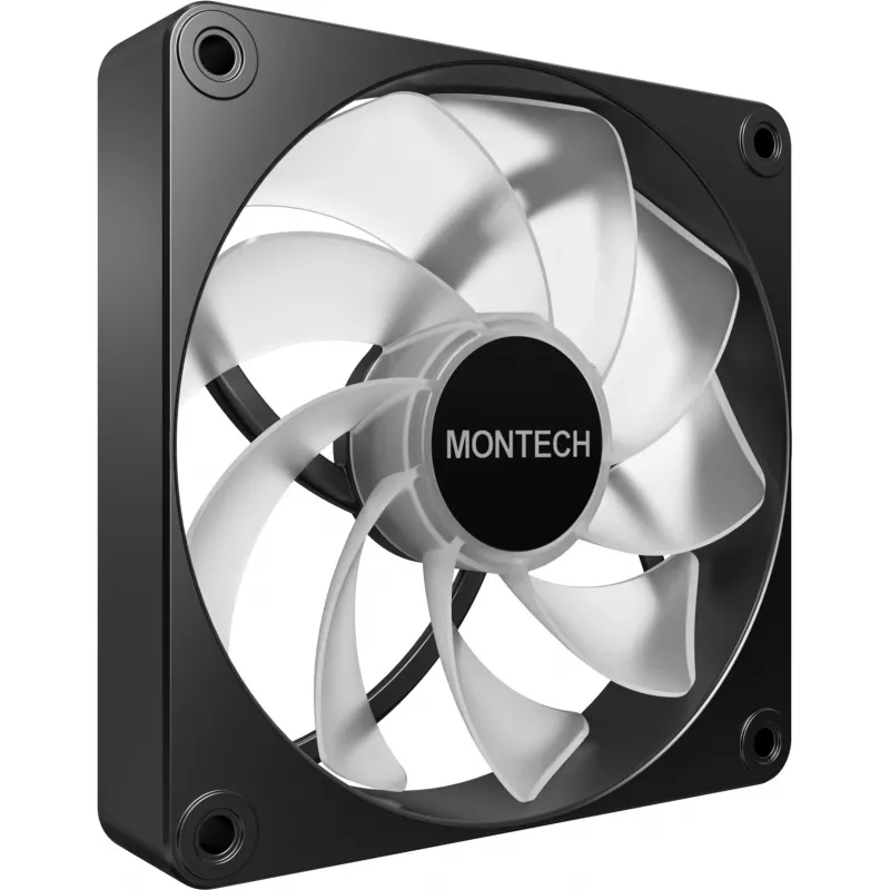 Montech GF120R V2 ARGB 120 mm ventiliatoriaus rinkinys 3 vnt. juodas